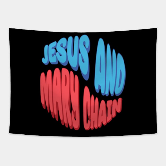 Jesus And Mary Chain Tapestry by BlockersPixel