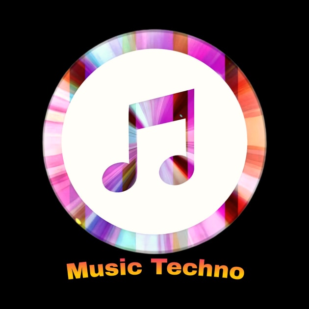 Logo Music techno by Alijousaan