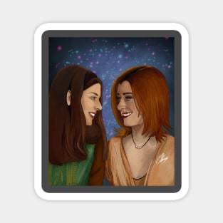 Willow and Tara Magnet