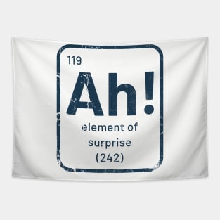 Ah! The Element of Surprise Vintage Tapestry