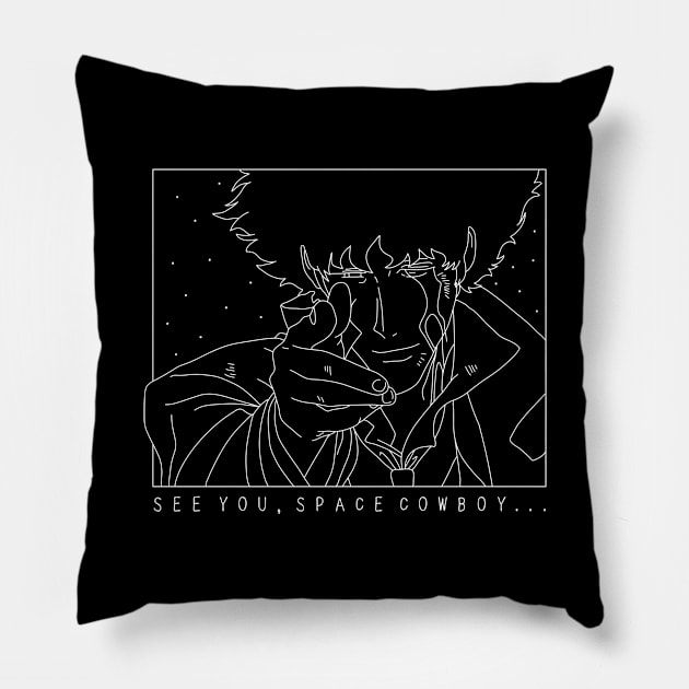 See You Pillow by RedOni Clothing