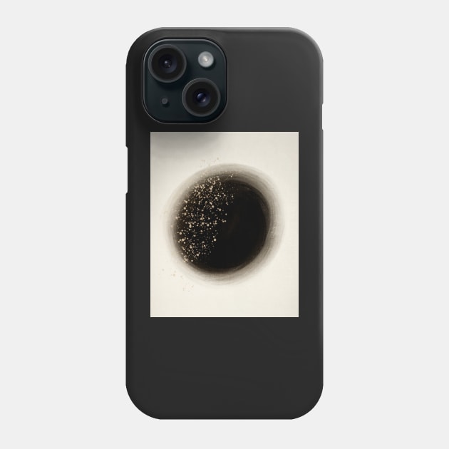 Black Hole Art Print Phone Case by ALICIABOCK