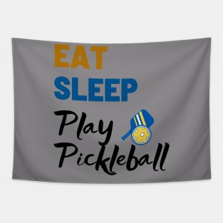 Pickleball Shirt, Eat Sleep Play Shirt, Sport TShirt, Funny T-Shirt, Wiffle Ball, Gift or Present, Tennis Tee Tapestry