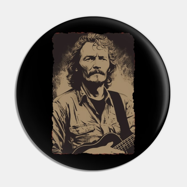 Gordon Lightfoot Rising Sun Pin by Pixy Official