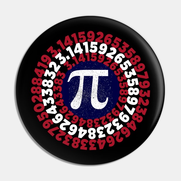 Pi Day Captain Shield Pin by jakemkt