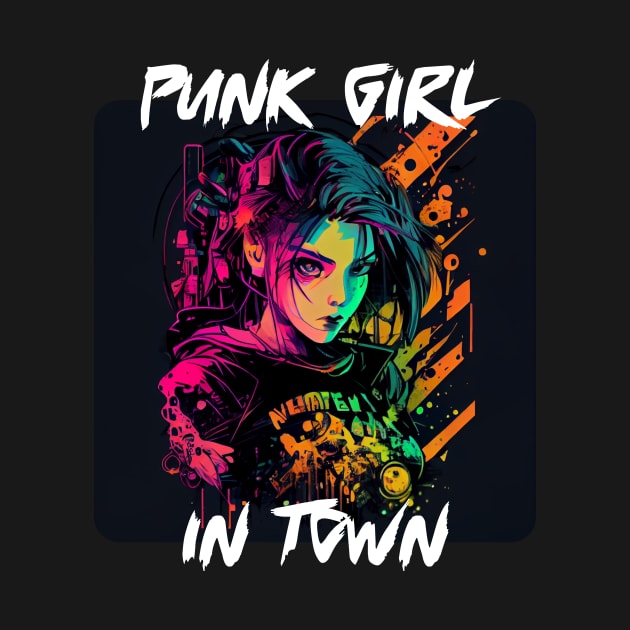 Graffiti Style - Punk Girl In Town 5 by PD-Store