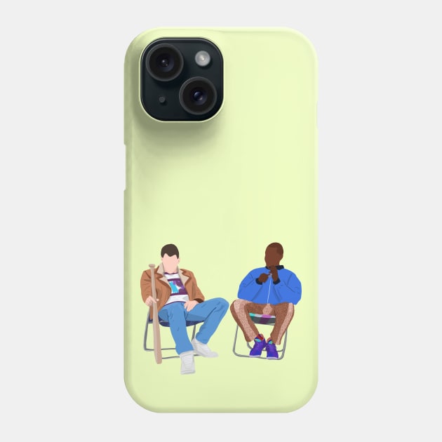 Adam and Eric - Chairs Phone Case by byebyesally