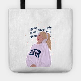 good vibes good tunes Tote