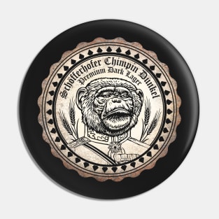 Chimpin Dunkel Beer Pin