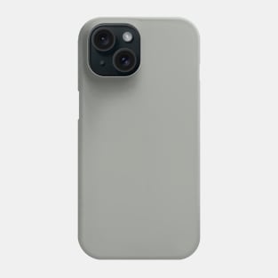 Solid Boulder Light Gray Monochrome Minimal Design Phone Case