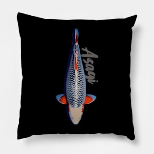 Asagi Koi Fish T-Shirt Pillow
