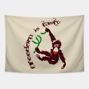 annoying monkey Tapestry