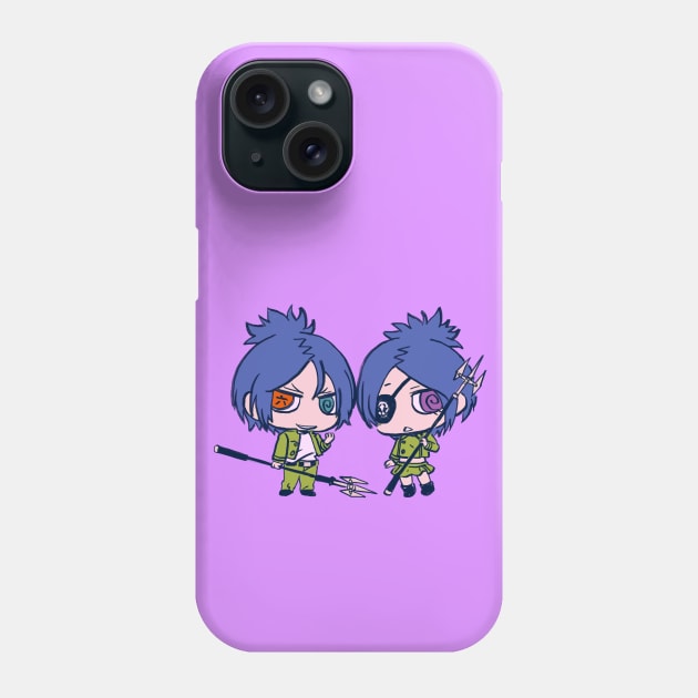 I draw chibi mukuro and chrome / Katekyo Hitman REBORN Phone Case by mudwizard