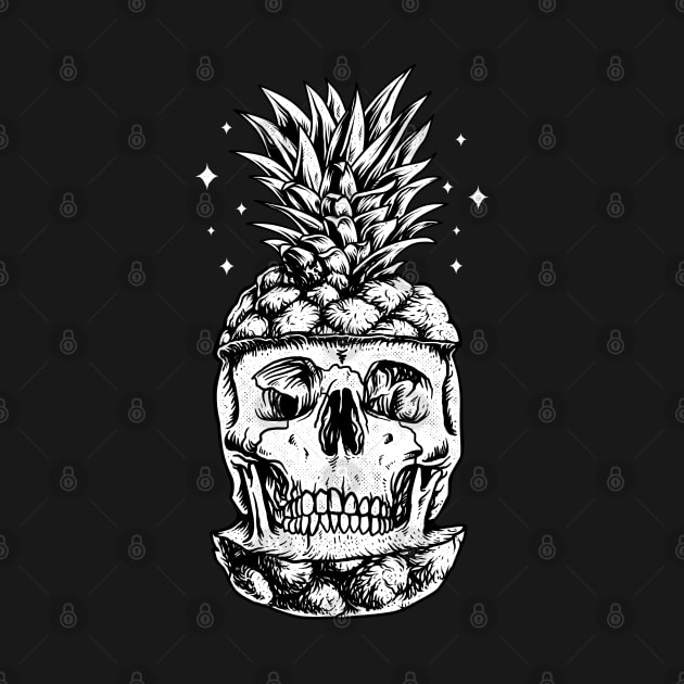 Skull Pineapple by quilimo