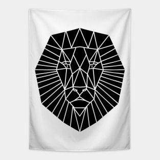 GEOMETRIC Animal Lion Head. Tapestry