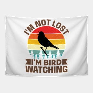 Cool Bird Watching Design For Men Women Bird Watcher Birder Tapestry