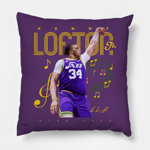 Kenny Lofton Jr Pillow by Juantamad