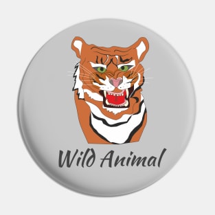 Wild Animal Tiger Pin