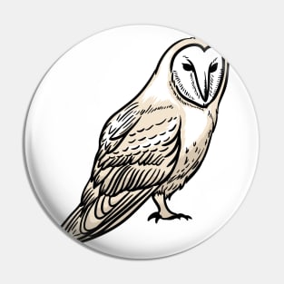 Barn Owl Pin