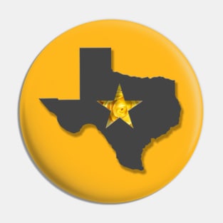 Texas Rose Pin