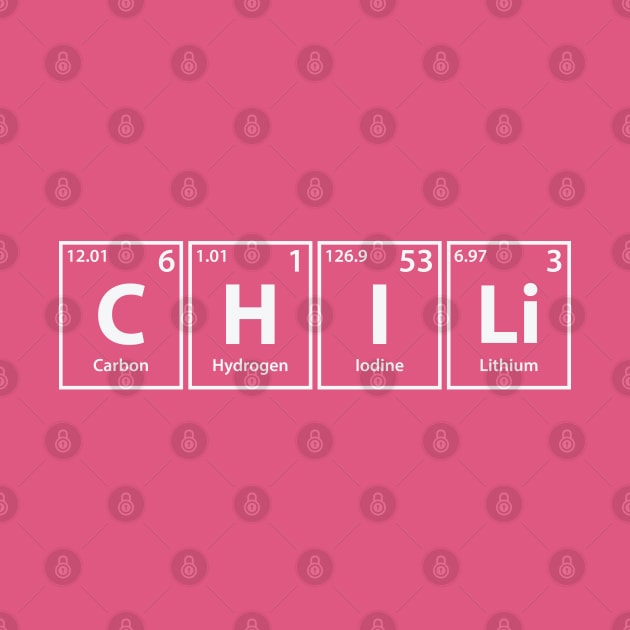 Chili (C-H-I-Li) Periodic Elements Spelling by cerebrands