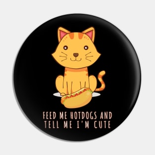 Cat Hotdog Pin