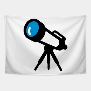 Telescope Emoticon Tapestry