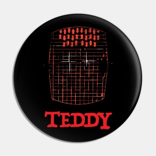 Teddy - Cage Design Pin