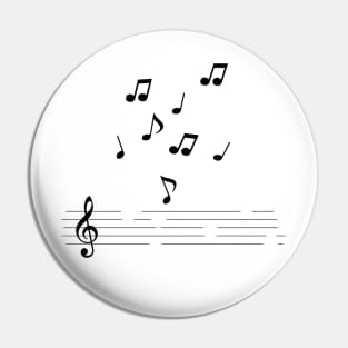 music notes artwork Pin