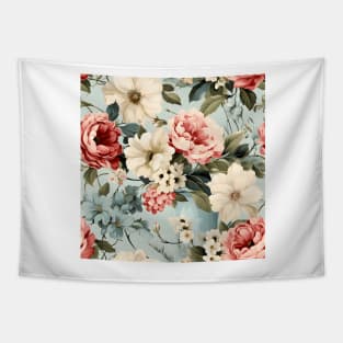 Shabby Chic Flowers Pattern 8 Tapestry