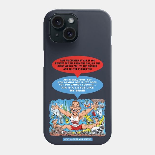 Jean-Claude Van Damme Phone Case by PLAYDIGITAL2020