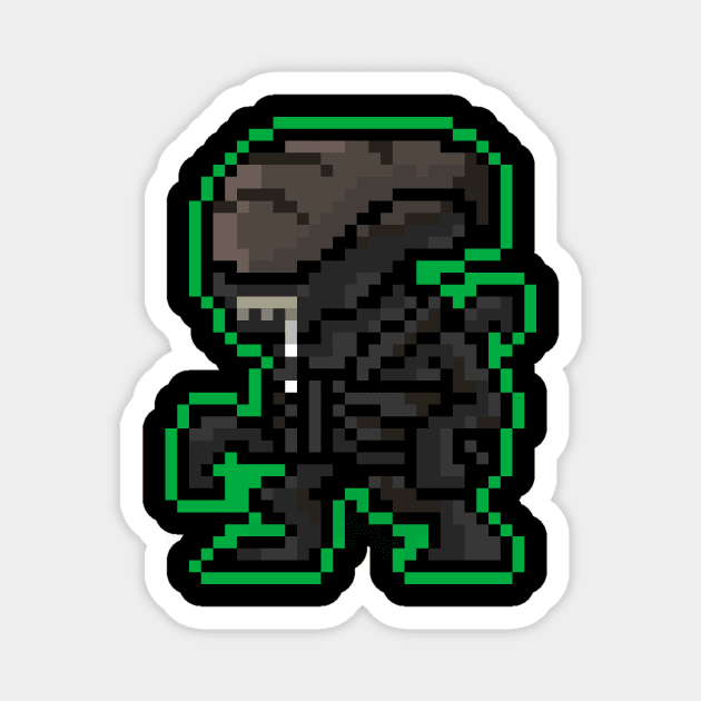 Pixel Alien Magnet by RetroPixelWorld