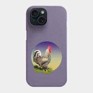 Rooster at Sunrise Phone Case