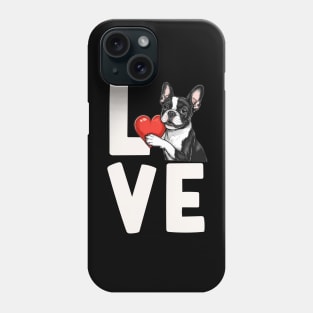 Boston Terrier Love Phone Case