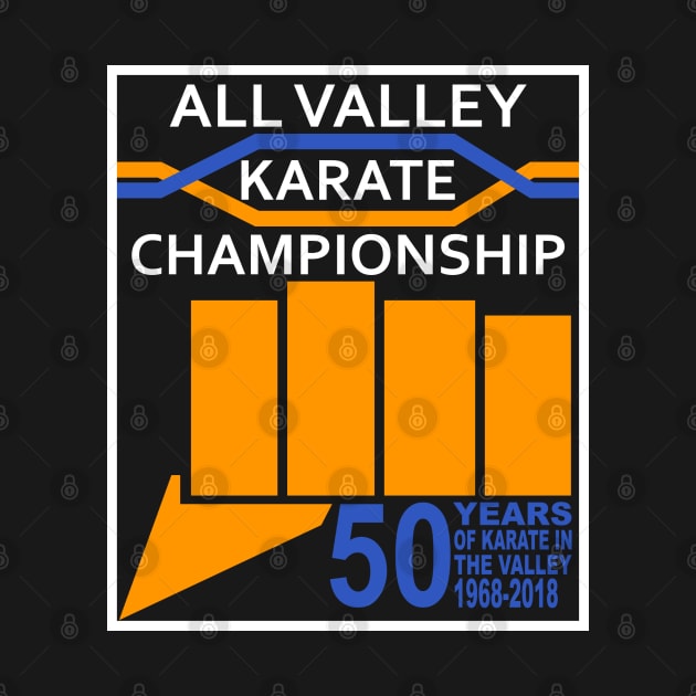 All Valley Karate Championship 50th Anniversay Cobra Kai TShirt