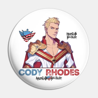 American Nightmare Cody Rhodes Cartoon Pin