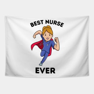 Best Nurse Ever Super Hero Tapestry