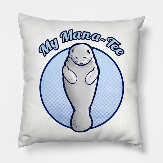 Manatee Pillow by sparkmark