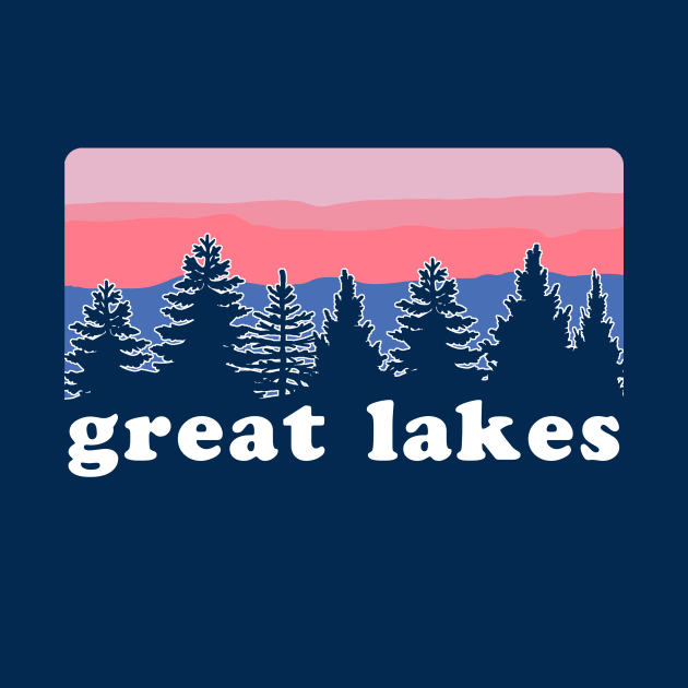 Great Lakes Pine Tree Sunset by GreatLakesLocals