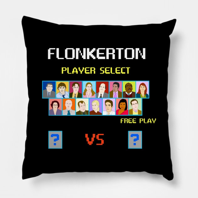 Flonkerton Pillow by VideoNasties