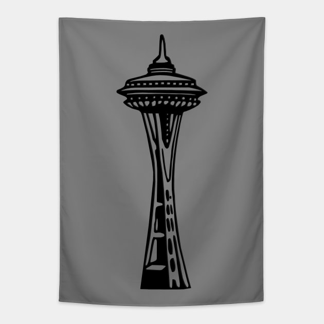 Seattle, Washington's Space Needle Tapestry by gorff