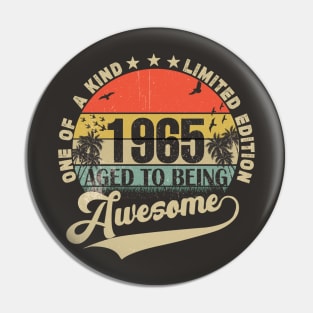 Vintage Year 1965 Pin