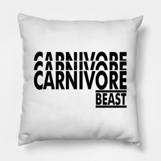 CARNIVORE BEAST Modern Style Original Design Pillow