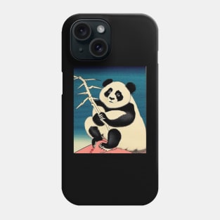 vintage ukiyo-e panda paintings Phone Case