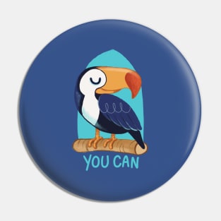 You can toucan Pin