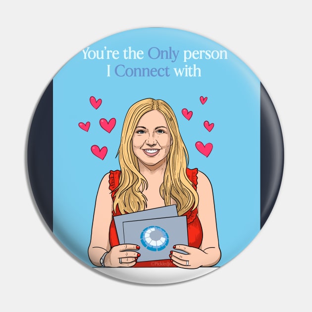 Only Connect Love Pin by Pickledjo