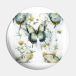 Butterflies Watercolor 22 - Two-Tailed Swallowtail Pin