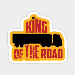 King of the road (black) Magnet