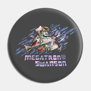 MegatRon Swanson Pin