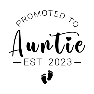 Promoted to auntie est 2023 T-Shirt